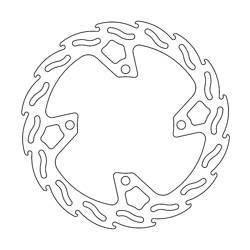 Flame tył 250mm kawasaki kxf 250 '20 - ,kxf 450 '19 - (na zamówienie)