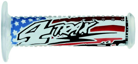 Manetki 01689/l-uflaga amerykańska 4trax (120 mm/22 mm) bez otworu kolor niebieski/ czerwony/biały