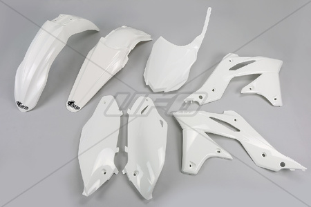 komplet plastików kawasaki kxf 250 '14-'15 kolor biały (ka221e047) - wycofany z oferty