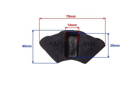 Guma zębatki do koła Ogar 900