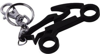 Breloczek motocykl metal czarny