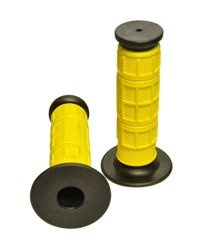 Guma manetki kierownicy skuter quad motocykl żółte 22 mm
