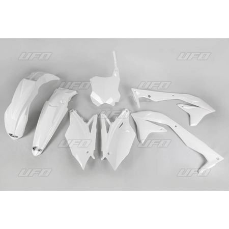 komplet plastików kawasaki kxf 450 '18 kolor biały (ka226e047)