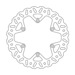 Tarcza hamulcowa tył nitro 245mm yamaha yz/yzf/wrf 125/250 '19-, yzf 450 '18-'19