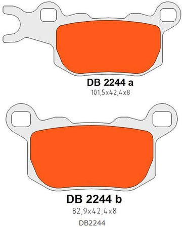 Klocki hamulcowe kh685 tył lewy defender/traxter 800 '17-'21, defender/traxter 976 '17-'22