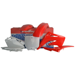 Komplet plastików honda cr 85r '03-'07 kolor oem czerwony biały