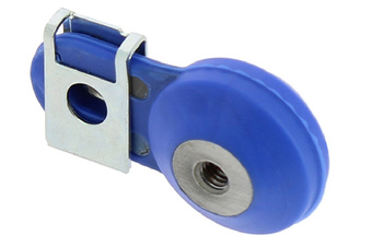 MOCOWANIE (WIESZAK, SILENTBLOCK) TUBY REZONANSOWEJ (DYFUZORA) KTM / HUSQVARNA / BETA ( 1 SZT. ) KOLOR NIEBIESKI