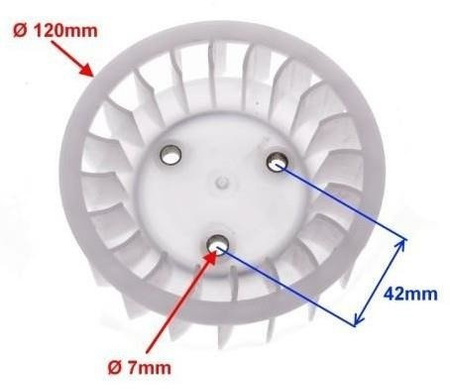Wentylator Magneta Wiatrak skuter 2T Minarelli