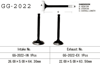 ZAWÓR SSĄCY YAMAHA YFM 125 GRIZZLY '04-'15, RAPTOR 125 '11-'15, XC 125 RIVA '96-'01 (OEM: 50M-12111-00,5AP-12111-00) (1SZT.) (MADE IN JAPAN)