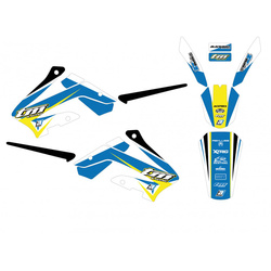 Komplet naklejek (oklein) tm 2t/4 t ' 08-'14 dream 4 kolor niebieski/żółty/biały