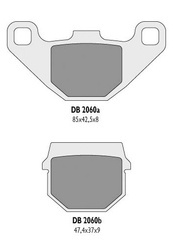 Klocki hamulcowe kh83 - zastępują db2060mx-d i db2060qd-d