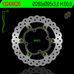 Tarcza hamulcowa przód z adapterem oversize ktm sx85 '11-'13 (pływająca) (260x95x3)