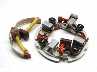 Bronco szczotkotrzymacz i szczotki rozrusznika yamaha grizzly 400/450/600/660/700 '88-'09