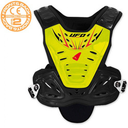 Ufo osłona klatki piersiowej valkyrie 2 evo boy bez ramion krótka kolor biały/czarny/pomarańczowy (ce level 2)