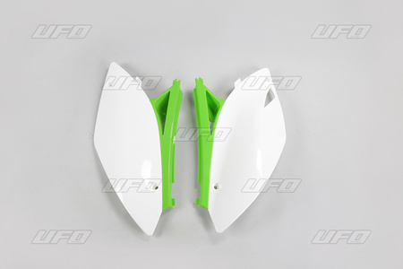 Boczki tylne kawasaki kxf 450 '09-'11 kolor oem (biały/zielony)