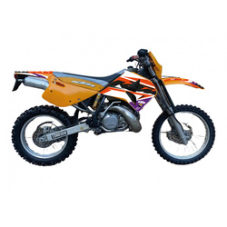 KOMPLET NAKLEJEK (OKLEIN) KTM 4T '96-'99 (4 STROKE ALL MODELS) DREAM 5 KOLOR POMARAŃCZOWY CZARNY