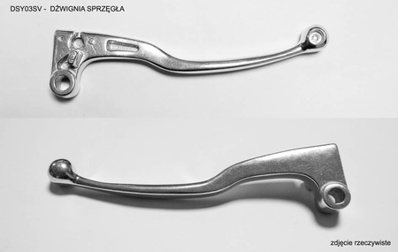 Dźwignia sprzęgła yamaha yzf600r 96-02, tzr 125, fzr 600, trx850 kolor srebrny (dsy03sv) (71871)
