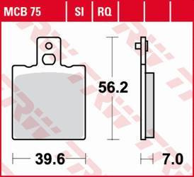 Klocki hamulcowe kh047 organic sport aprilia af-1 250 '90-, rs 250 '95-, ducati monster 600/620/695/750/800/900/996/1000 '98-'08, moto guzzi