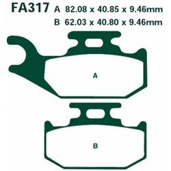 KLOCKI HAMULCOWE EBC FA317TT