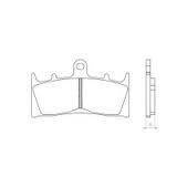 Klocki hamulcowe kh188 spiek metaliczny (złote) (ft 4060)