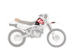 Komplet naklejek (oklein) honda xr 250/-350 '88-'95 original (17)