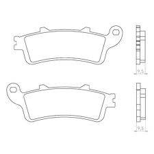 Klocki hamulcowe kh281 / kh261 spiek metaliczny (złote) (grubość 9,5mm) (ft 4023)