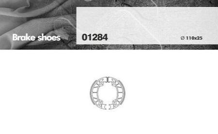 szczęki hamulcowe derbi 50 gilera runner/typhoon piaggio zip/hexagon(110x25mm) (ft 1284)