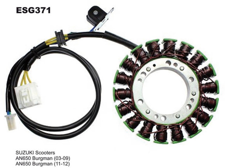 Uzwojenie alternatora (stator) suzuki an 650 burgman (03-12) (z impulsatorem)