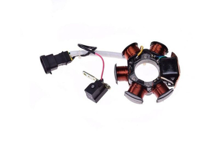 Stator iskrownik 6 cewek do Piaggio Gilera