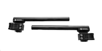 Kierownica dwuczęściowa regulowana street clip-on uchwyt 46mm kolor czarny