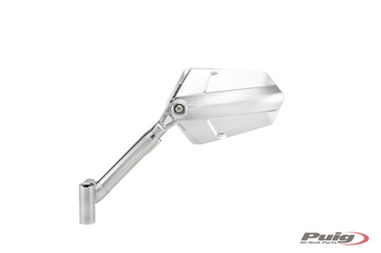Lusterko puig hi-tech explorer (lewe) aluminiowe na aluminiowym ramieniu