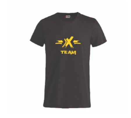 KOSZULKA T-SHIRT (X TEAM) KOLOR CZARNY ROZMIAR M