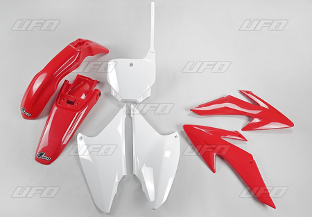 komplet plastików honda crf 230 '08-'14 kolor oem (czerwony/biały) (ho117e999)