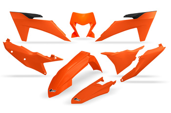 Komplet Plastików Ktm Exc 150 / 250 / 300 Tbi '24-'25, Exc-F 250 / 350 / 450 / 500 '24-'25 Kolor Oem '25 ( Pomarańczowy )
