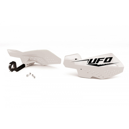 Handbary UFO Viper 2 z mocowaniami 22mm enduro cross białe