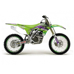 KOMPLET NAKLEJEK (OKLEIN) KAWASAKI KX 250F '04-'05 DREAM 5 KOLOR ZIELONY CZARNY