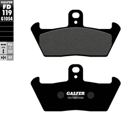 Klocki hamulcowe kh163