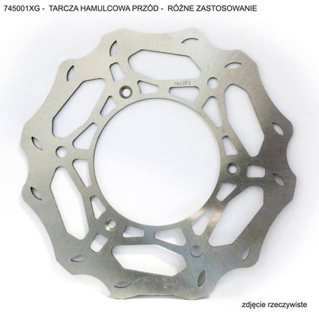 Tarcza hamulcowa wave przód - różne zastosowanie yamaha