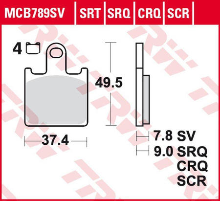 Klocki hamulcowe kh417 sinter road/track kawasaki zx-6r 600 ninja '07-'16 przód
