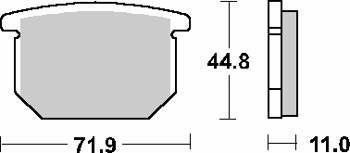 Klocki hamulcowe kh65 street ceramic kolor czarny