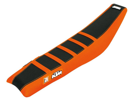 Pokrowiec/poszycie na siedzenie ktm sx-sxf 16-18 exc 17-19 zebra kollor pomarańczowy/czarny