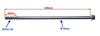 Oś zawieszenia silnika skuter 4T 235Xm10