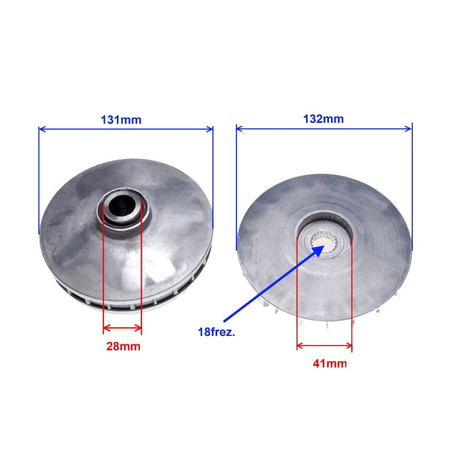 Wariator ATV Linhai 300 Bashan 300 silnik 169M