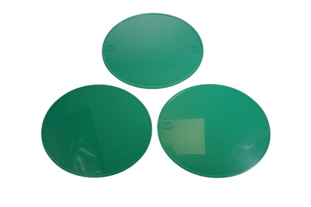 Tablice na numer startowy "preston petty" mx vintage kolor zielony (3 sztuki)