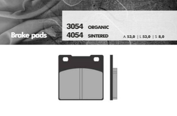 Klocki hamulcowe kh161 spiek metaliczny (złote) (kawasaki zxr/zzr/zrx/zx tył) (ft 4054)