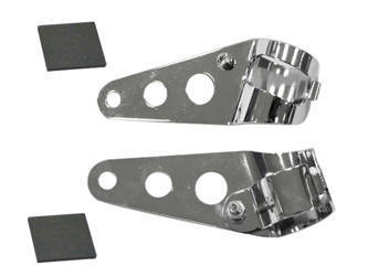 mocowanie lampy przedniej na średnicę lagi od 28 do 38mm chrom