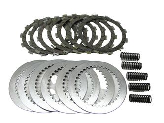 TARCZE, PRZEKŁADKI I SPRĘŻYNY SPRZĘGŁOWE (KOMPLET) KAWASAKI KX 125 '03-'05 (DRC122)