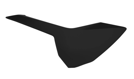 Pole numerowe boczne z osłoną filtra powietrza kpl. husqvarna tc/fc `16-18, tx/fx `17-18, te/fe `17-19 kolor czarny