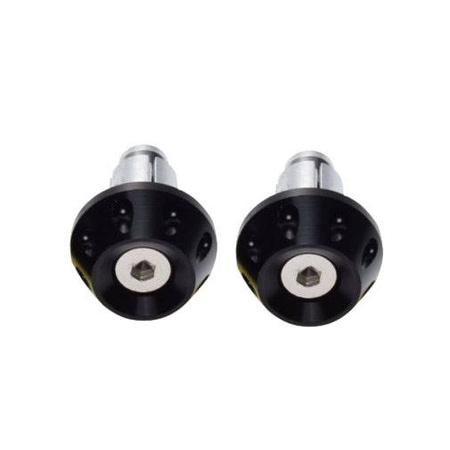 Końcówki kierownicy czarne uniwersalne