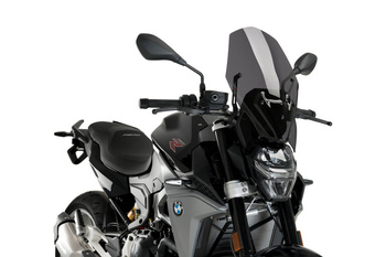 Szyba Touring Nowej Generacji Puig (Z Oryginalnym Wspornikiem Bmw) Do Bmw F900r 20-23 Mocno Przyciemniona